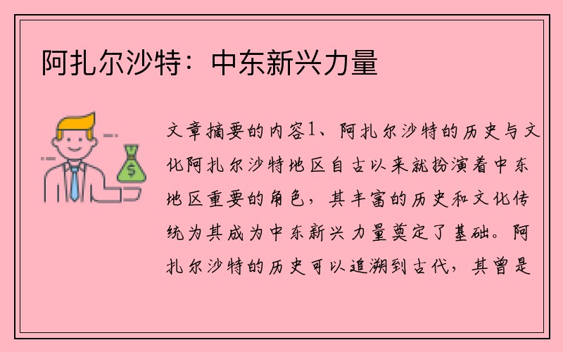 阿扎尔沙特：中东新兴力量